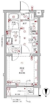 クレイシアIDZ中馬込 105 間取り図