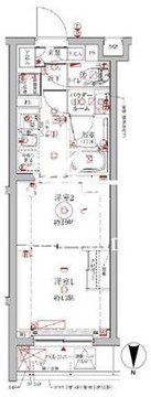 クレイシアIDZ中馬込 412 間取り図