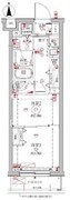 クレイシアIDZ中馬込 202 間取り図