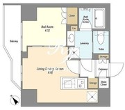 ルジェンテ・バリュ上野根岸 1401 間取り図
