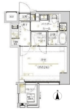 アルテシモノルガ 404 間取り図