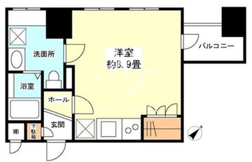 グランカーサ新宿御苑 701 間取り図