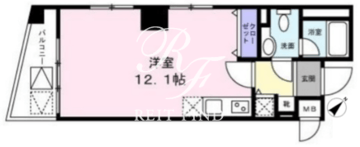 カスタリア門前仲町 901 間取り図