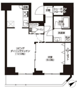 アーバネックス大森 1001 間取り図