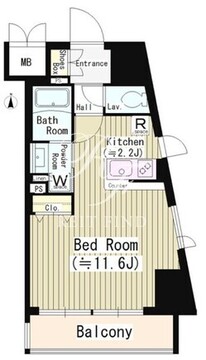 イレーネ初台 201 間取り図
