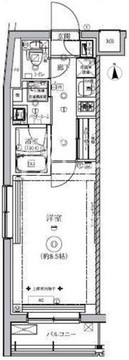 クオリタス大森山王 401 間取り図
