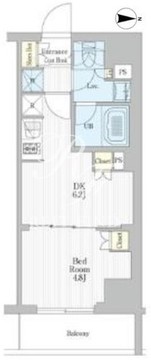 REFRAME 5 Iriya 404 間取り図