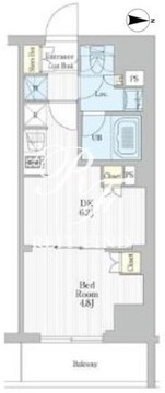 REFRAME 5 Iriya 204 間取り図
