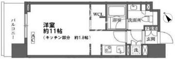 カスタリア大森 902 間取り図