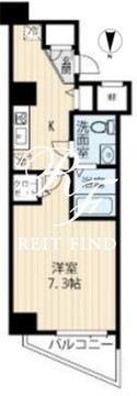 アルコバレーノ武蔵小山 208 間取り図