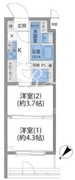 ルネサンスコート世田谷若林 105 間取り図