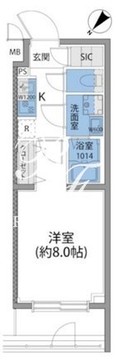 ルネサンスコート世田谷若林 208 間取り図