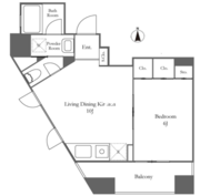 KDXレジデンス西麻布 602 間取り図