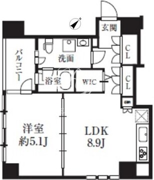 HF目黒レジデンス 201 間取り図