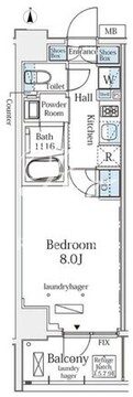 グラシア大森 305 間取り図