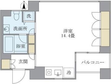 KDXレジデンス南麻布 503 間取り図