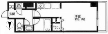 HF駒沢公園レジデンスタワー 2702 間取り図