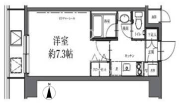 HF駒沢公園レジデンスタワー 614 間取り図