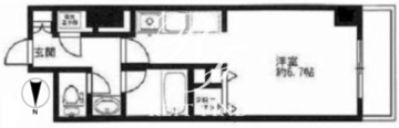 HF駒沢公園レジデンスタワー 2602 間取り図