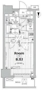 プロスタイルウェルス品川戸越MD 702 間取り図