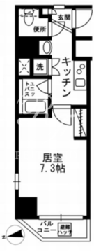 KDXレジデンス文京湯島 701 間取り図