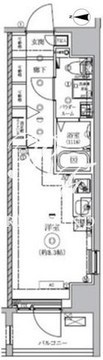 クオリタス押上業平 703 間取り図