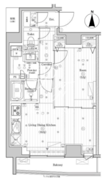 プレミアムキューブG市谷甲良町 1301 間取り図