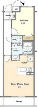 ブレス北新宿 5061 間取り図