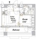 メイクスデザイン高田馬場 606 間取り図