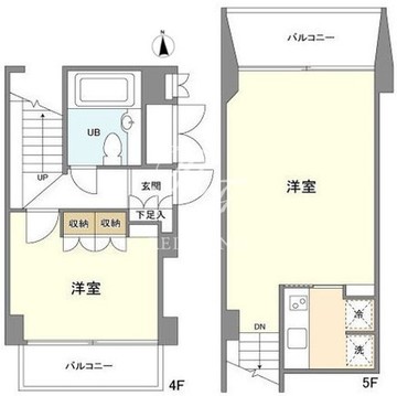 N3ユニテ 403 間取り図