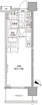 パークハビオ渋谷神山町 805 間取り図