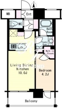 フレンシア蒲田 903 間取り図