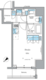 ルフォンプログレ上野公園 701 間取り図