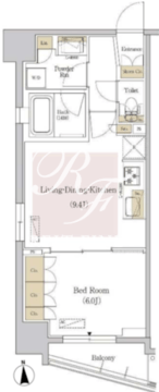 アーバネックス銀座東3 901 間取り図
