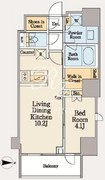 クレストコート木場 202 間取り図