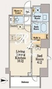 クレストコート木場 1202 間取り図