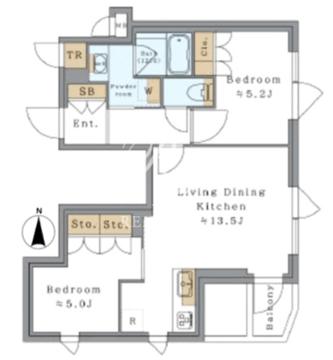 nido西早稲田 403 間取り図
