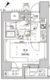 ルクレ押上 702 間取り図