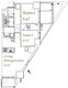 スプランディッド西日暮里 411 間取り図