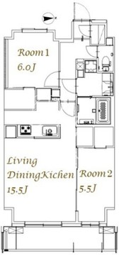 スプランディッド西日暮里 601 間取り図