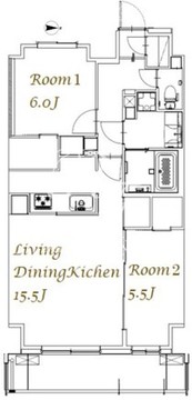 スプランディッド西日暮里 902 間取り図