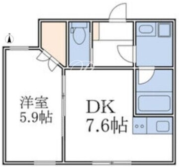 パセオ都立大学ノース 302 間取り図