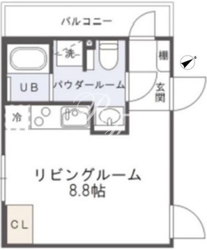 パセオ都立大学ノース 303 間取り図