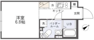 パセオ都立大学サウス 103 間取り図