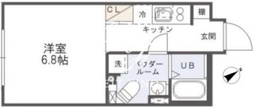 パセオ都立大学サウス 303 間取り図