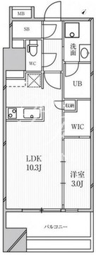 グランパセオ明大前 1002 間取り図