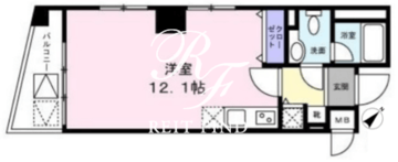 カスタリア門前仲町 601 間取り図
