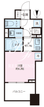 プライア渋谷 202 間取り図