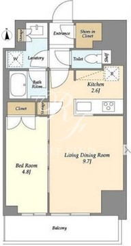 ラティエラ大鳥居 705 間取り図