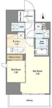 ラティエラ大鳥居 1112 間取り図